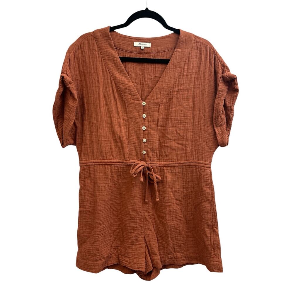 Madewell Rust Jumpsuit